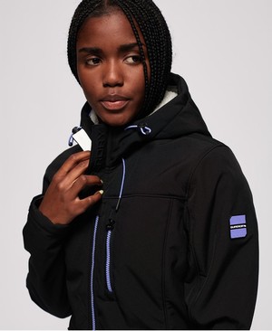 Superdry Winter Hooded SD-Windtrekker Női Kabát Fekete | UKIHN5841